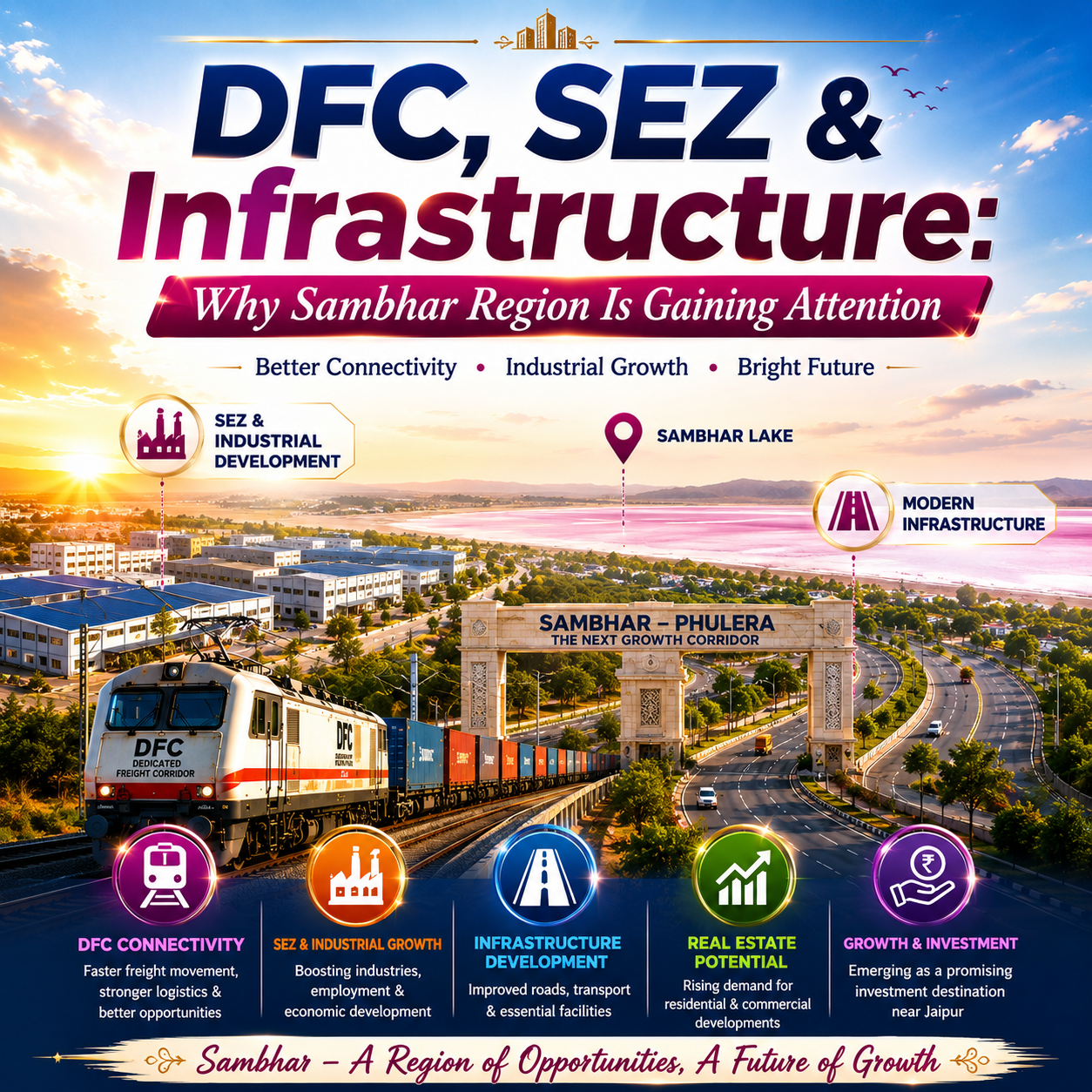 DFC, SEZ & Infrastructure: Why Sambhar Region Is Gaining Attention