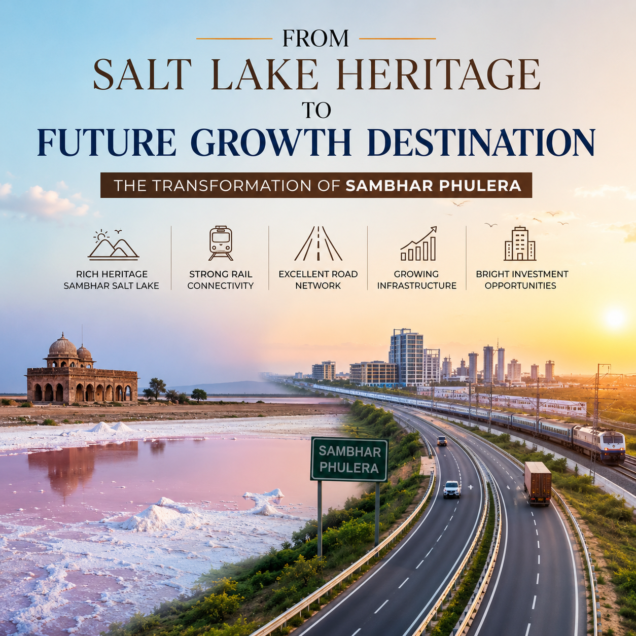 From Salt Lake Heritage to Future Growth Destination: The Transformation of Sambhar Phulera